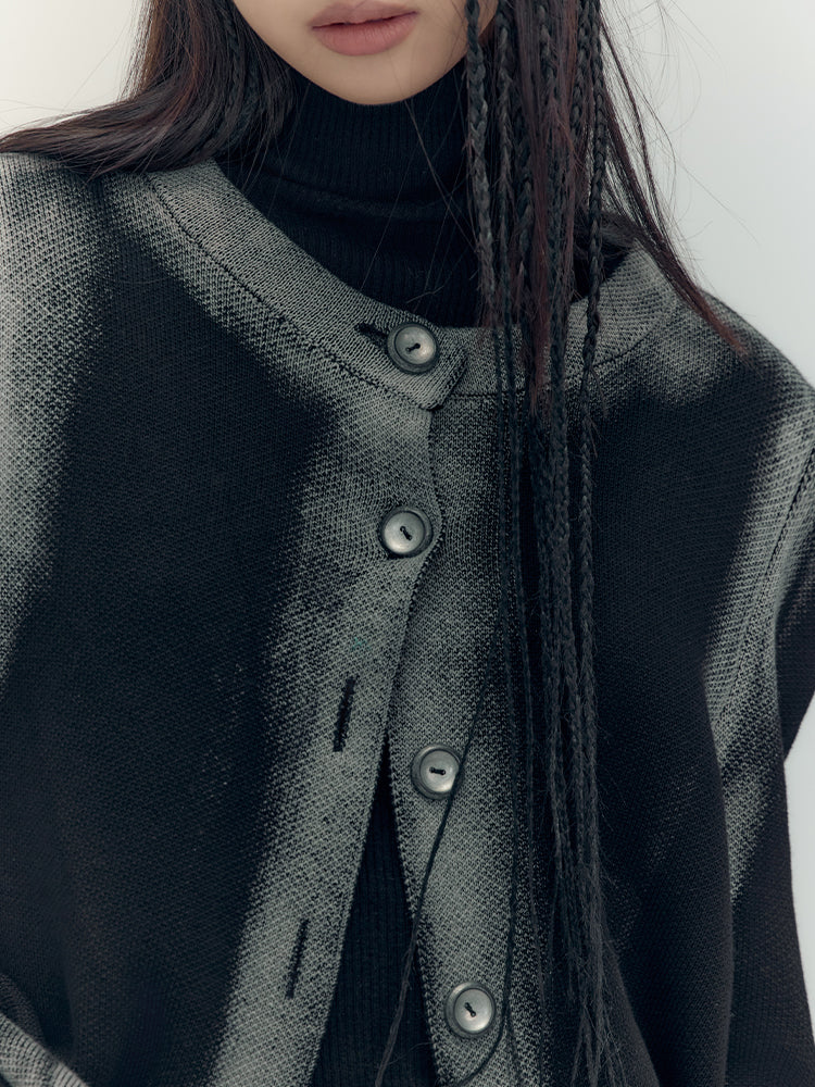 Veste décontractée à col rond