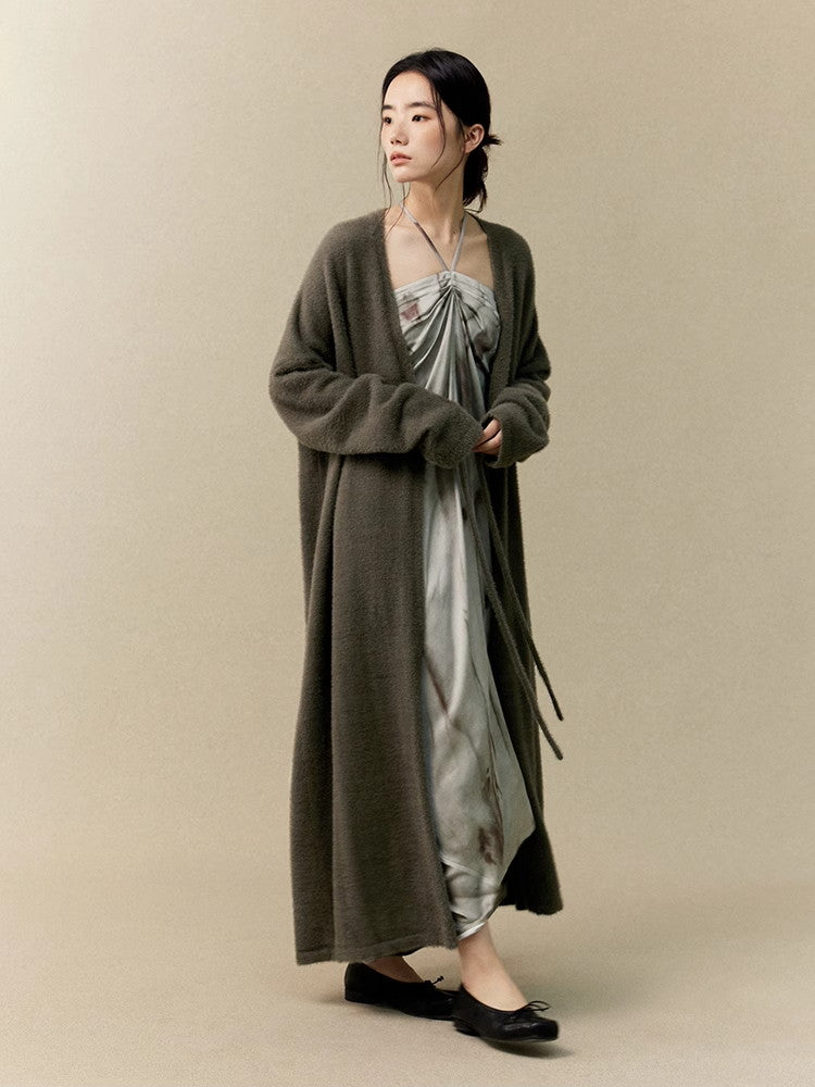 Knit Simple Loose Classy Long-Cardigan