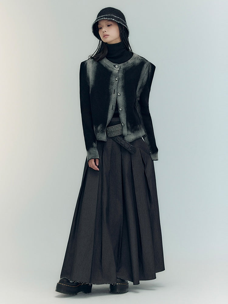 Veste décontractée à col rond