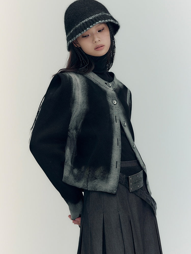 Veste décontractée à col rond