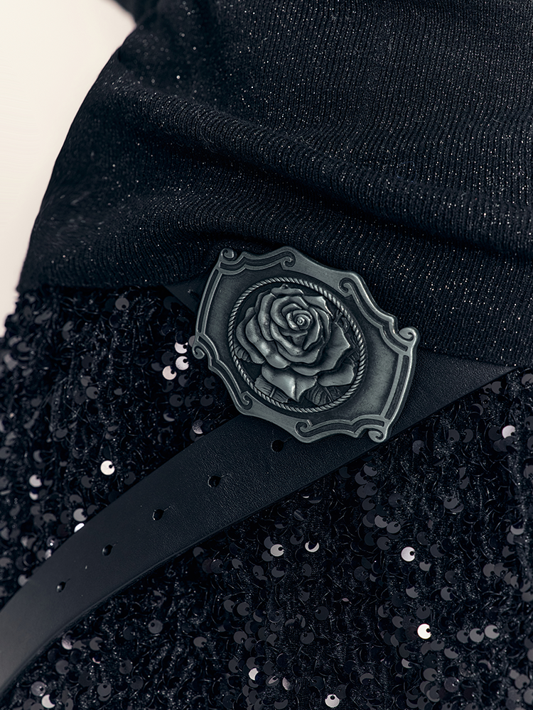 Rose Metal Vintage einfacher Gürtel