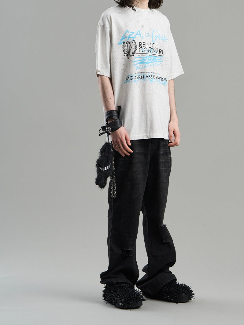Tie-Dye Retro Casual Oversize T-Shirt
