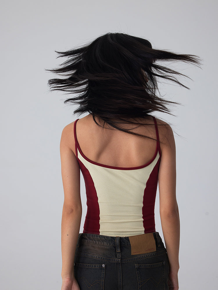 지퍼 슬림 스트레치 짧은 간단한 갈비뼈