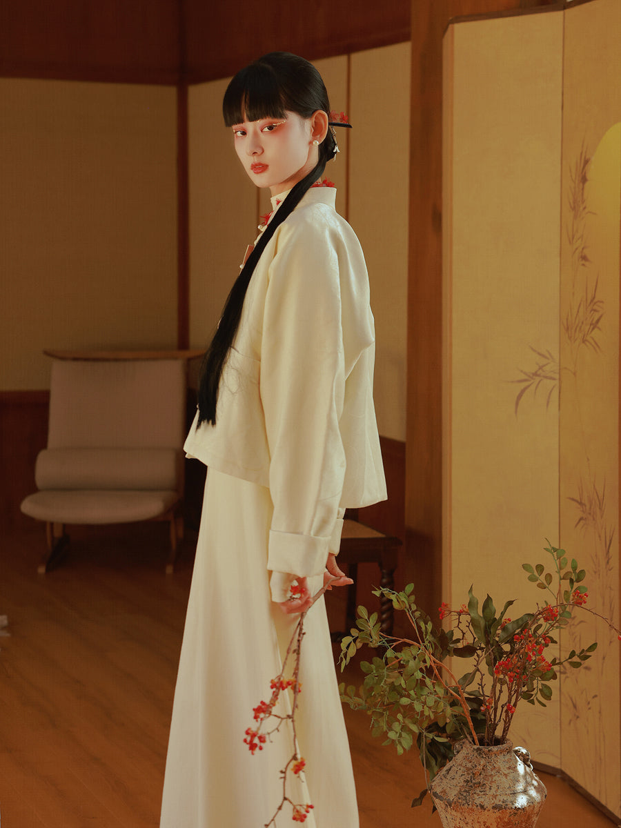 Stickerei MAO-Kriegen China Retro Jacke