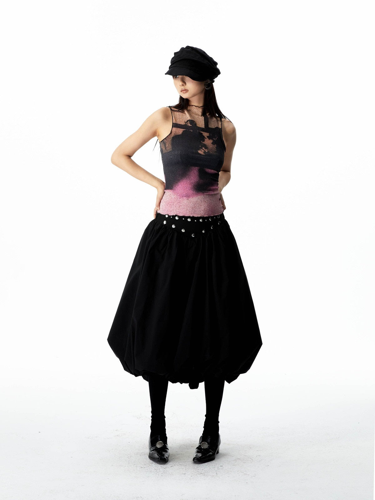 Thin Modern Mellow Sleeveless Cutsew