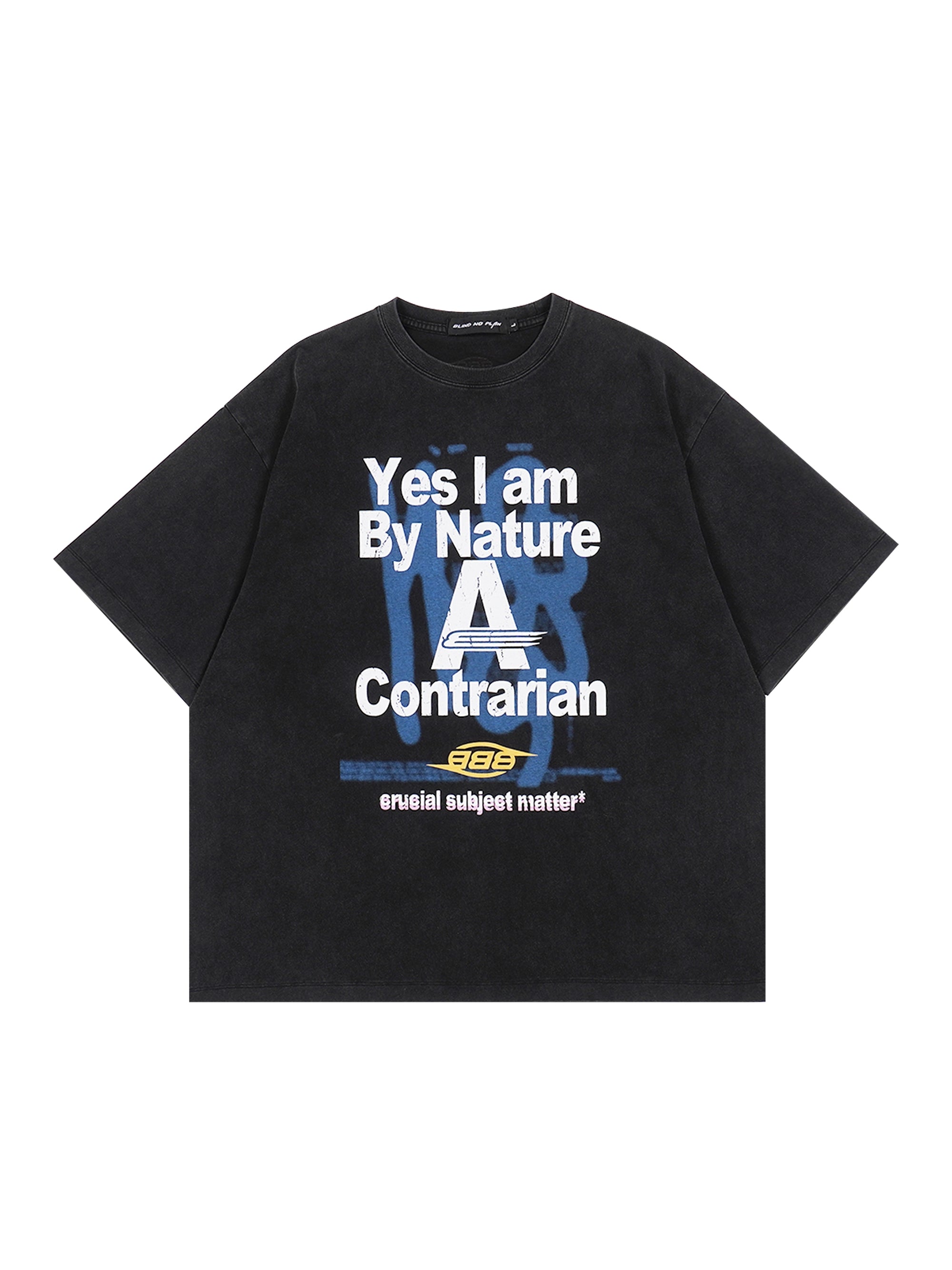 Graphic Big-Silhouette Casual T-Shirt