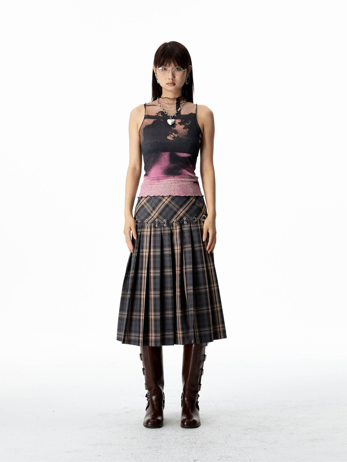Thin Modern Mellow Sleeveless Cutsew