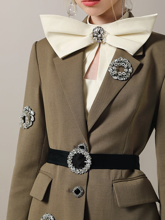 Suit Sequins Nichi Unique Fashionable Jacket&Pants