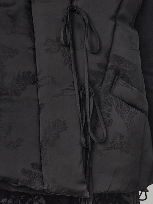 Quilting Sleeveless Plain Layered Vest