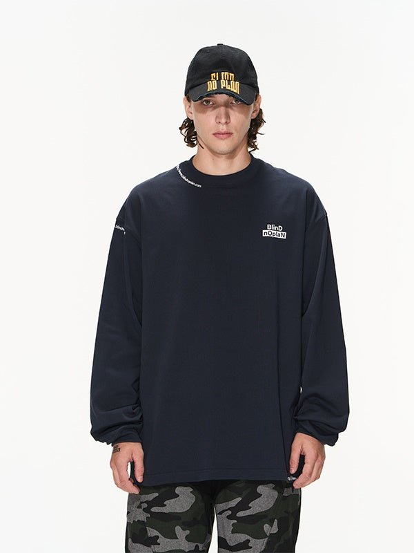 Oversize Casual Loose Plain Pullover