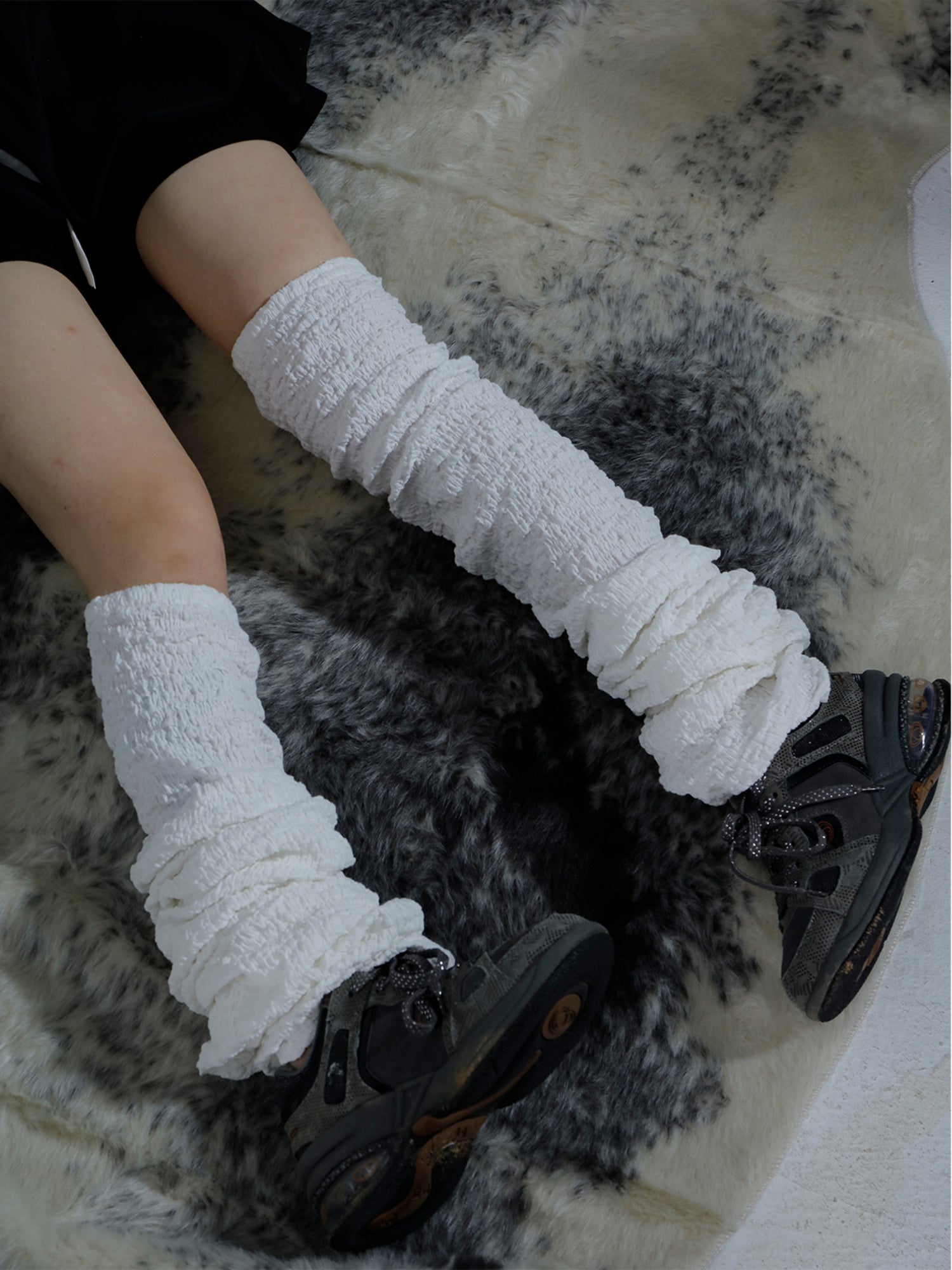 Plain Long Socks Leg-cover