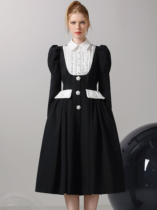 Blumenfrillbluse flauschig monoton ein Stück