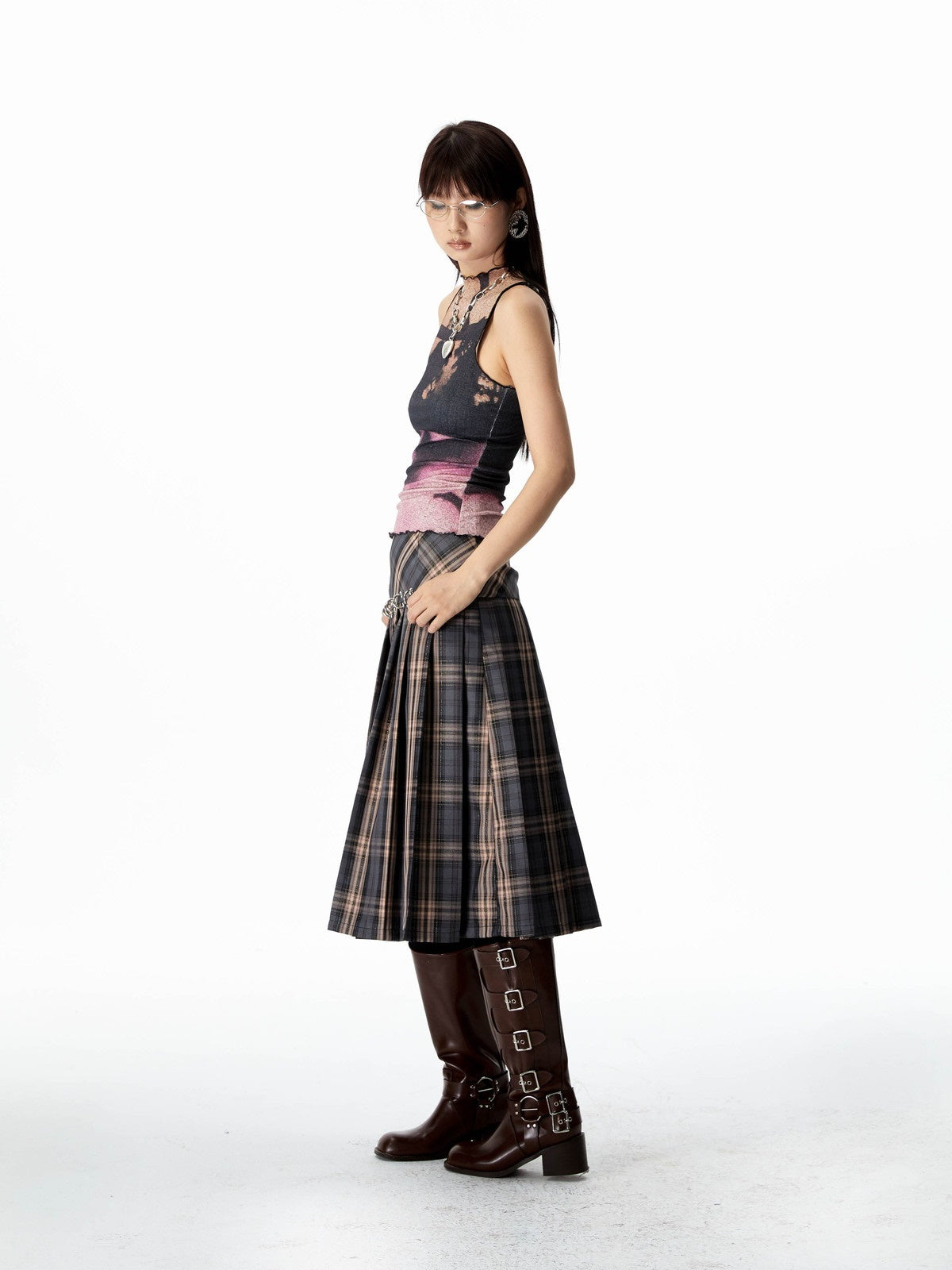 Thin Modern Mellow Sleeveless Cutsew