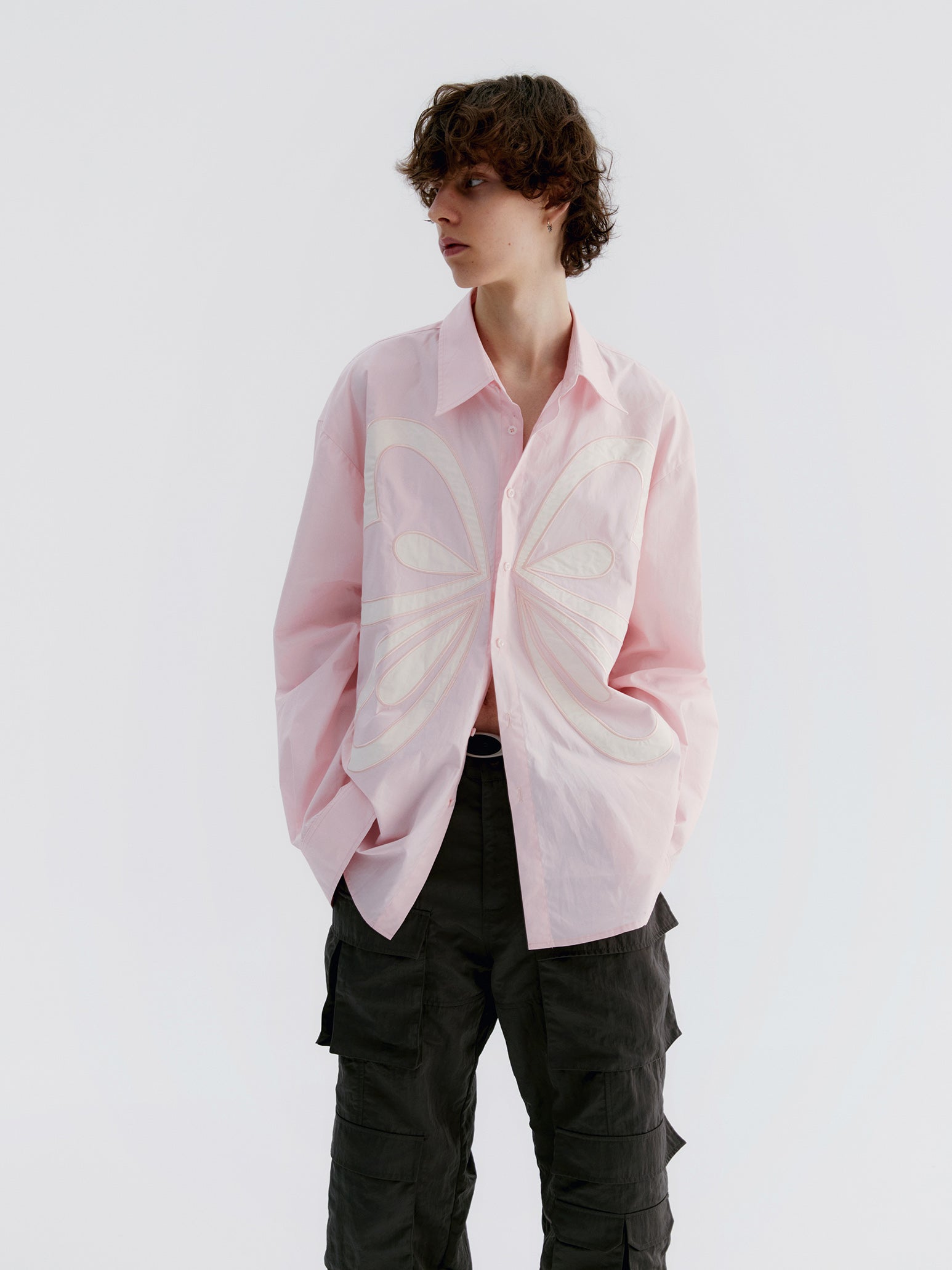 Unisex Oversize Embroidery Color-Shirt