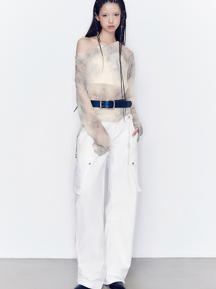 Tie-Dye Modest Chic Ciffon Tops & Mini-Skirt Set-Up