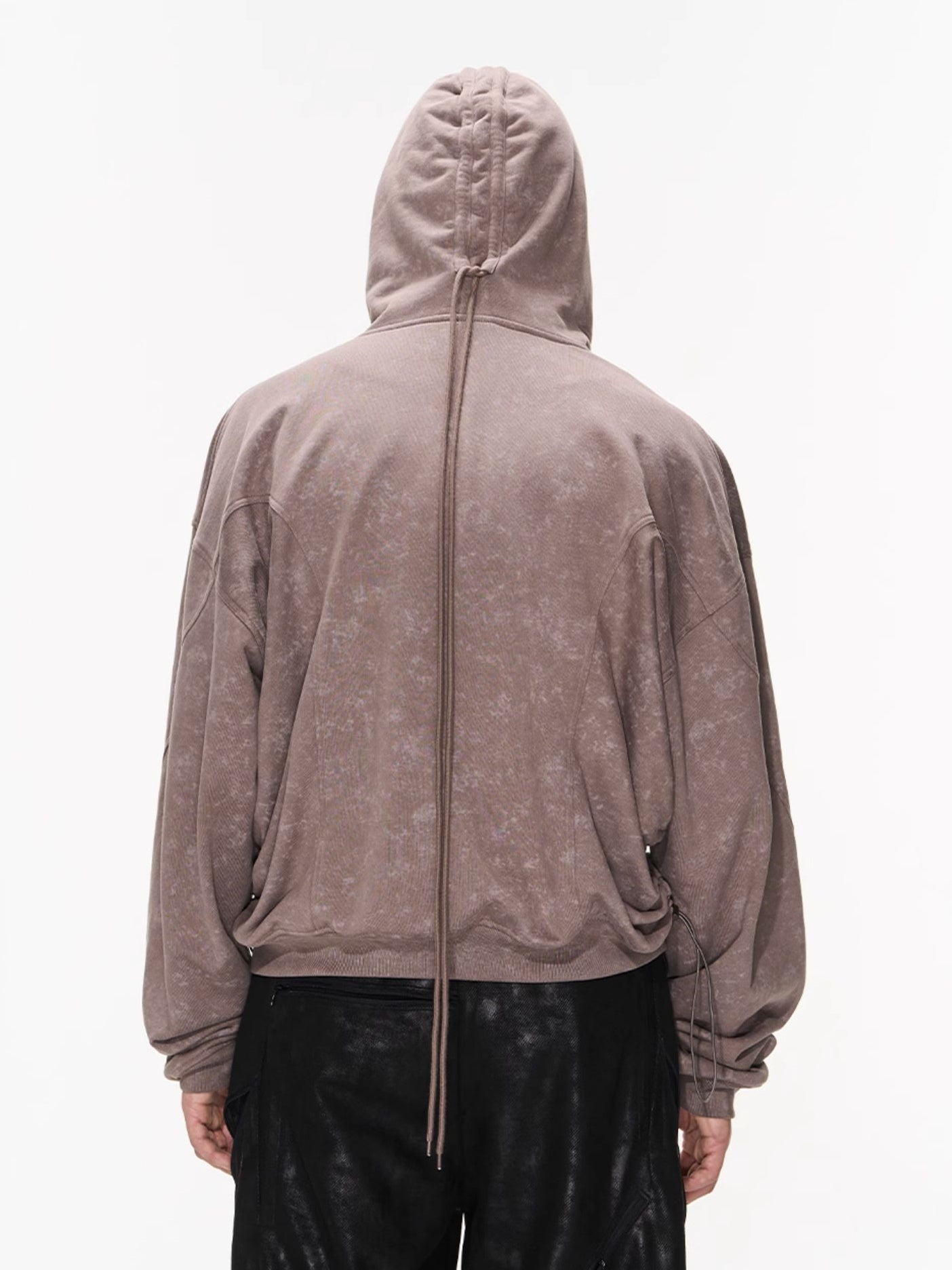 Hoodie Drawstring Speckled Parka – ARCANA ARCHIVE