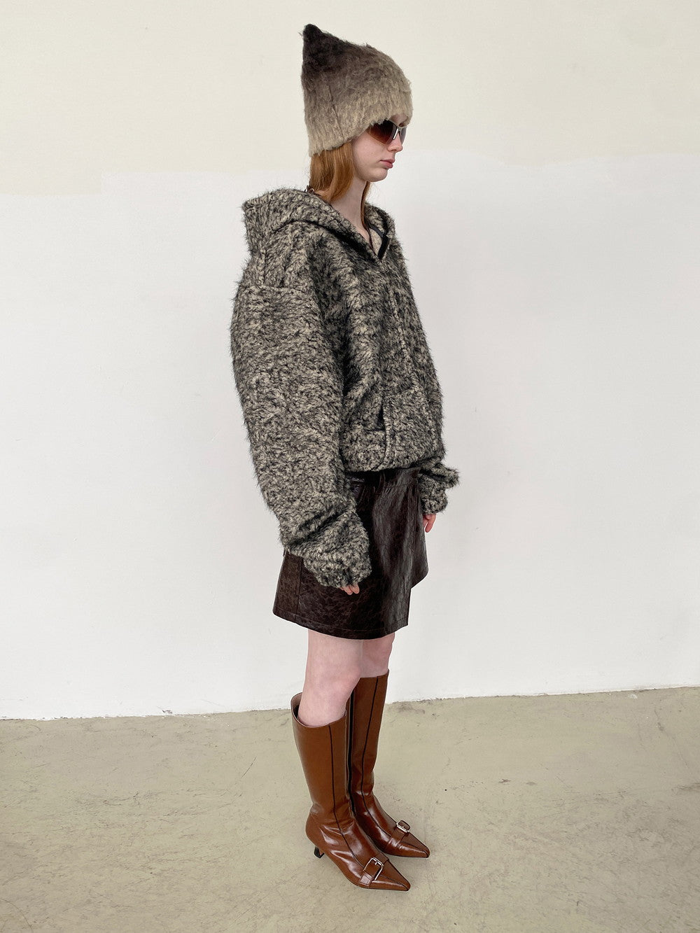 Unisex Hoodie Casual Oversize Knit-Praka