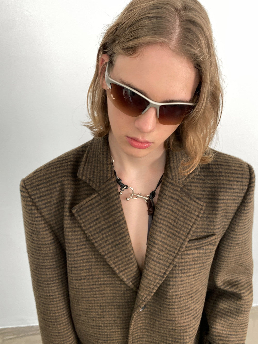 Unisex Set-Up Suit Simple Wool Retro Jacket&Long-Skirt