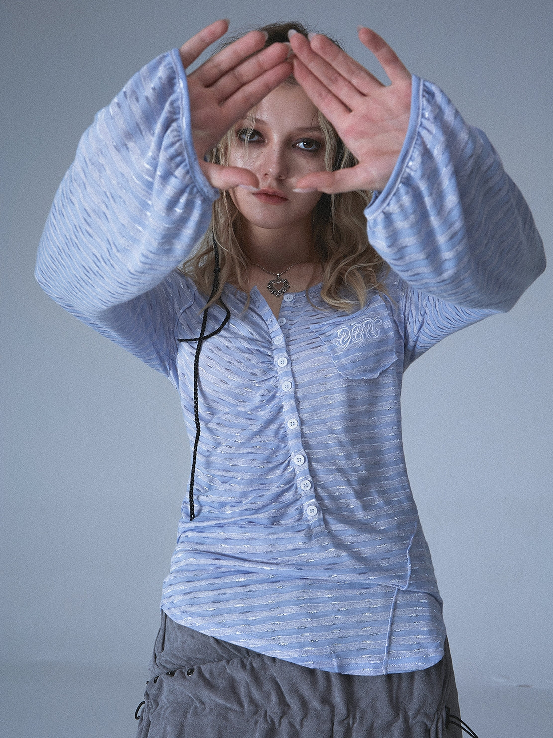 국경 캐주얼 느슨한 얇은 니트