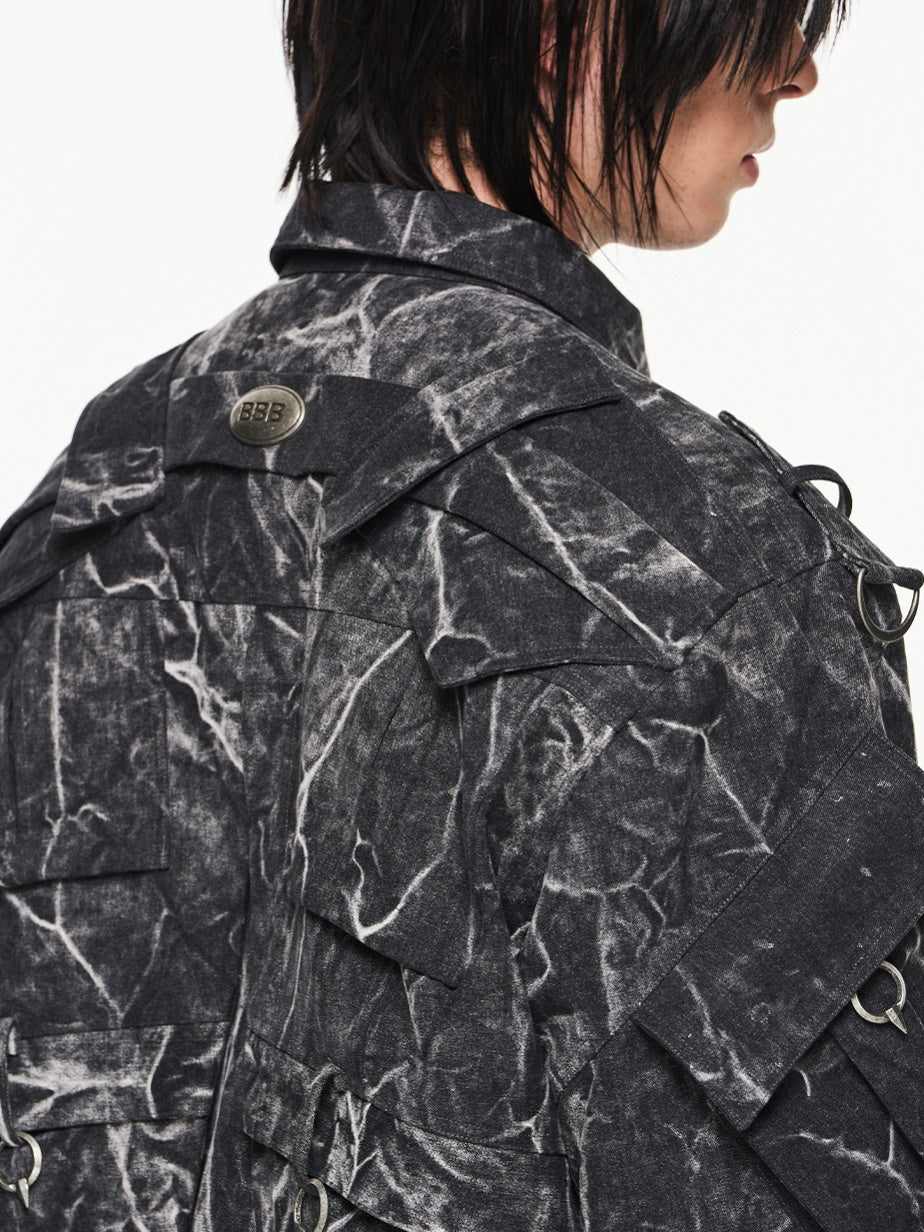 Tarnung einzigartige monotonische Jacke