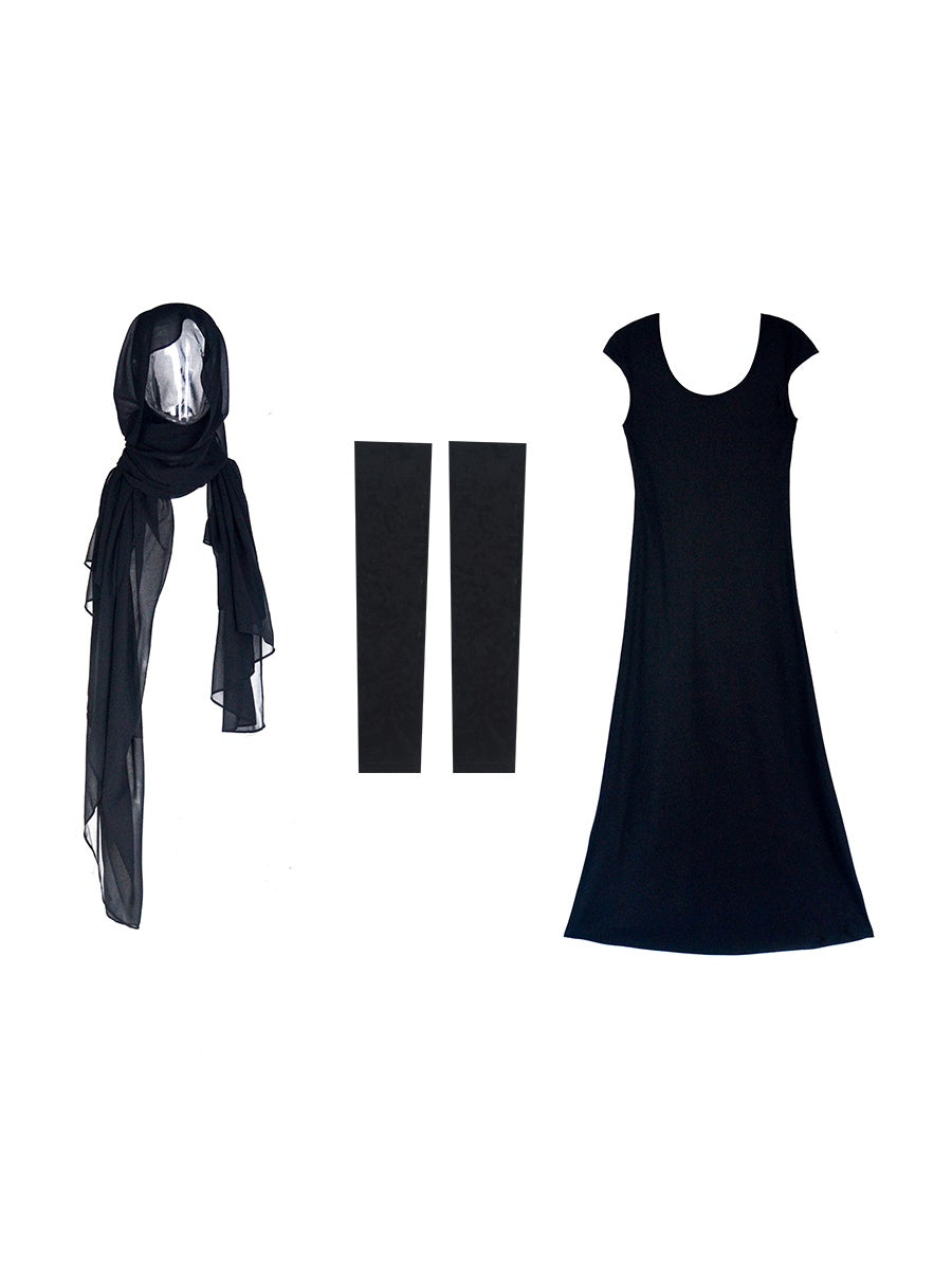 Chic Plain Ciffon Schal & Einteiliger und Armdecke
