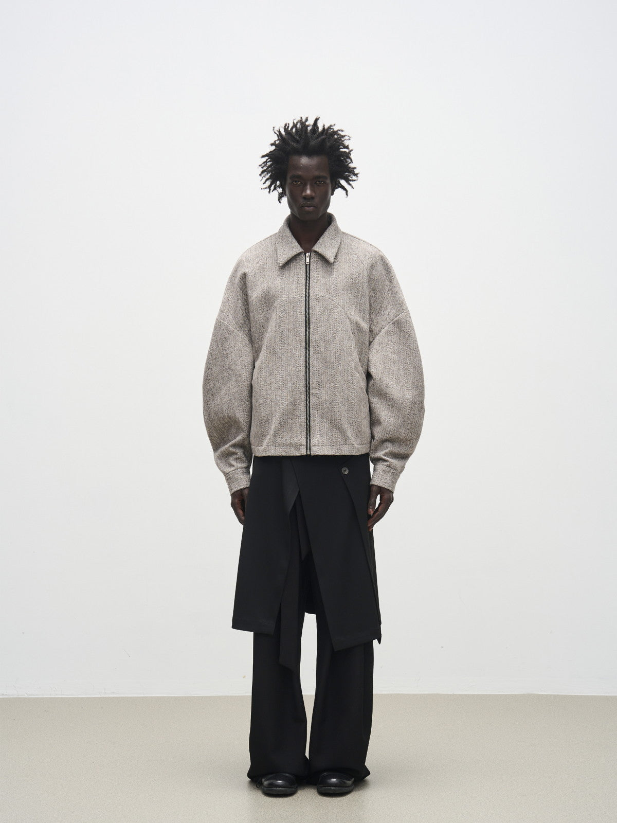 Simple Chic Plain Volume-Sleeve