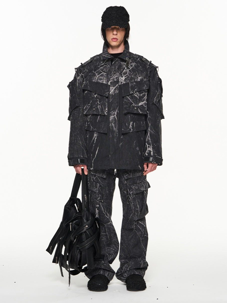 Tarnung einzigartige monotonische Jacke