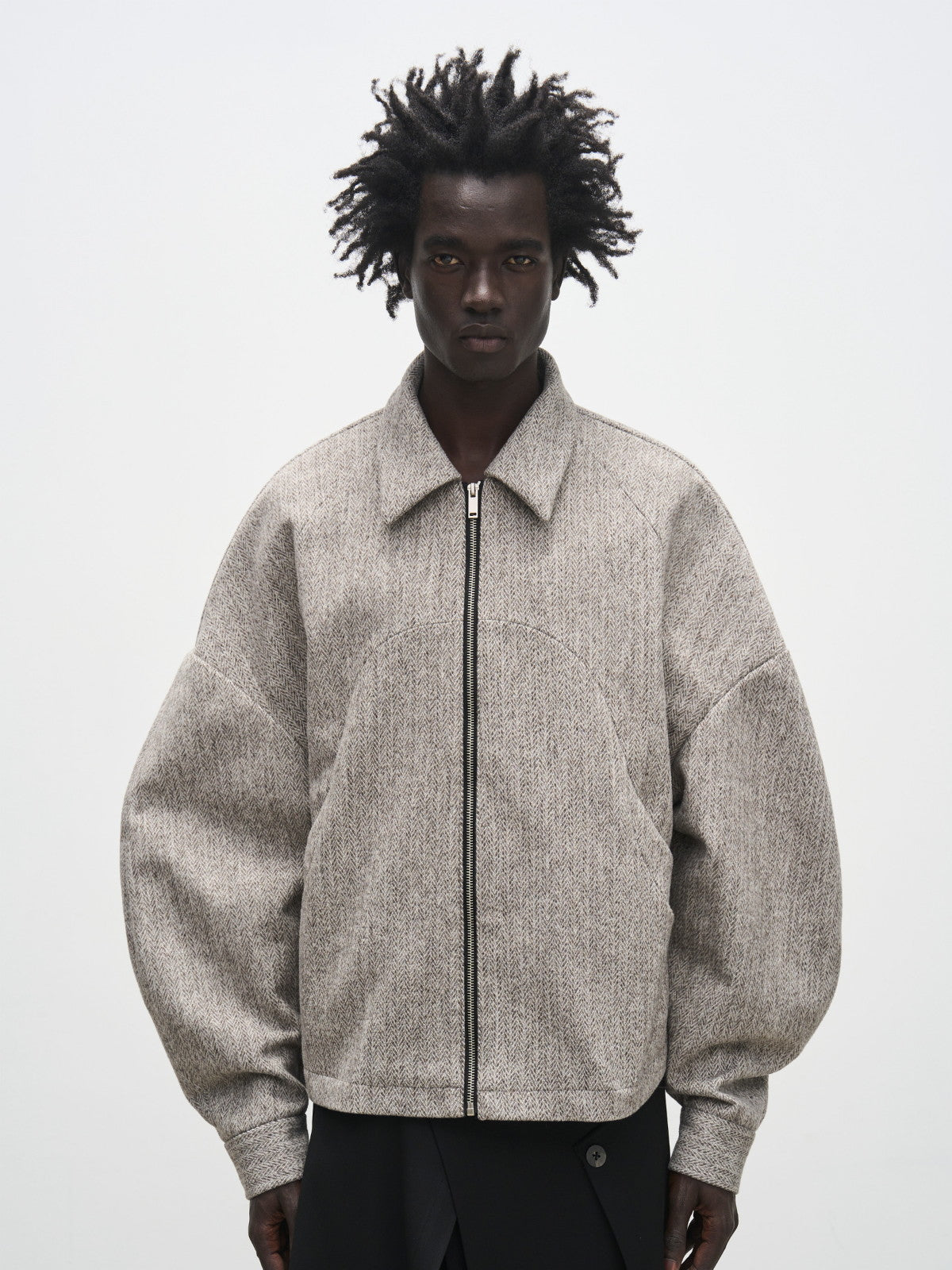 Simple Chic Plain Volume-Sleeve