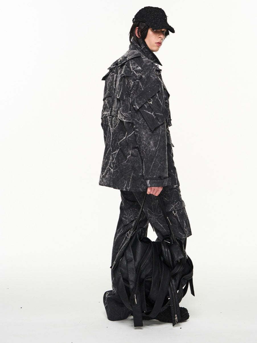 Tarnung einzigartige monotonische Jacke