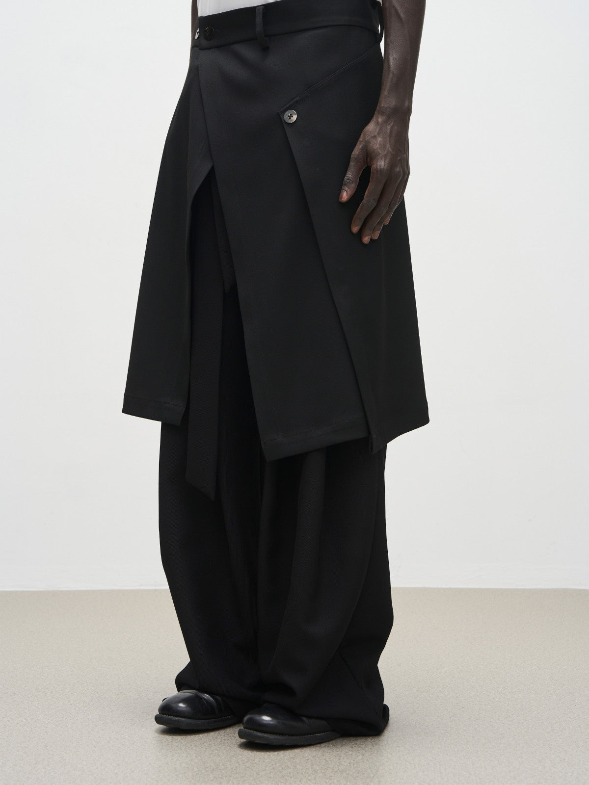 Wrap Layered Casual Skirt