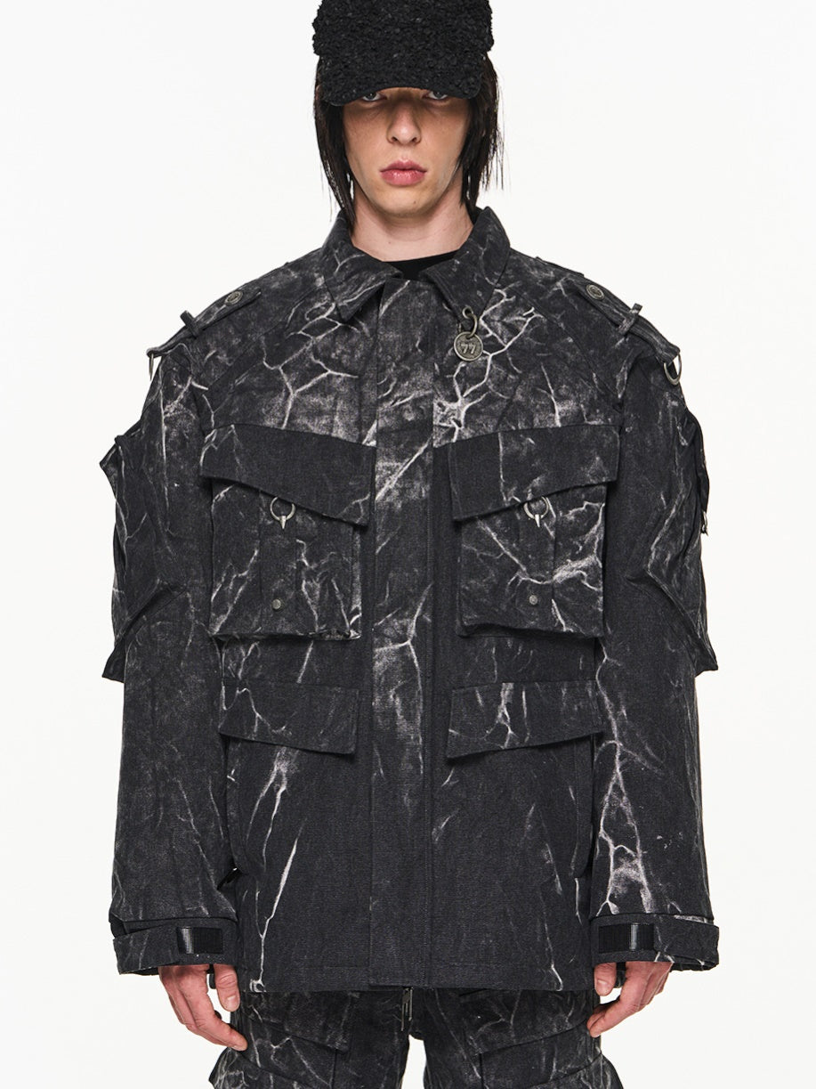 Tarnung einzigartige monotonische Jacke