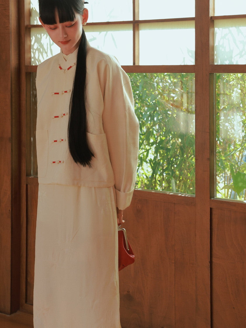 Stickerei MAO-Kriegen China Retro Jacke