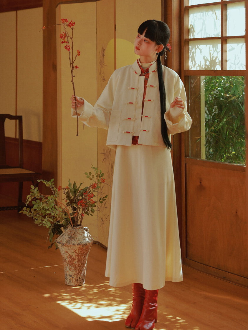 Stickerei MAO-Kriegen China Retro Jacke