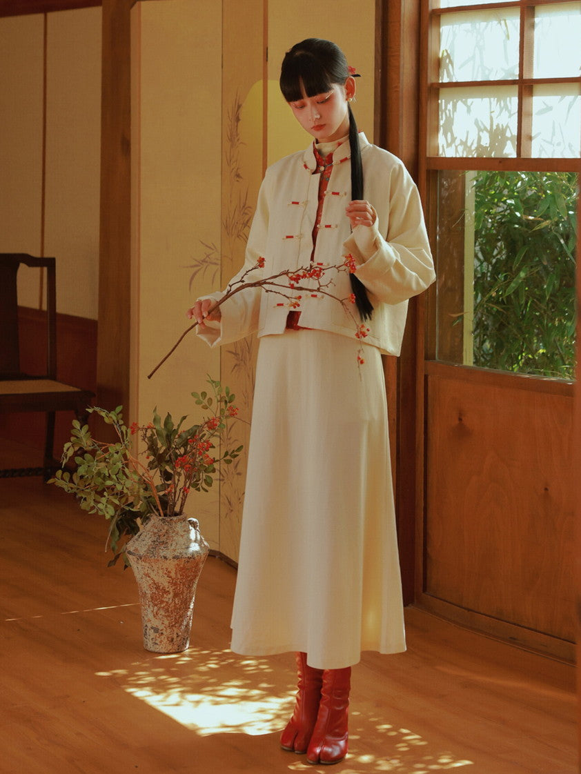 Stickerei MAO-Kriegen China Retro Jacke