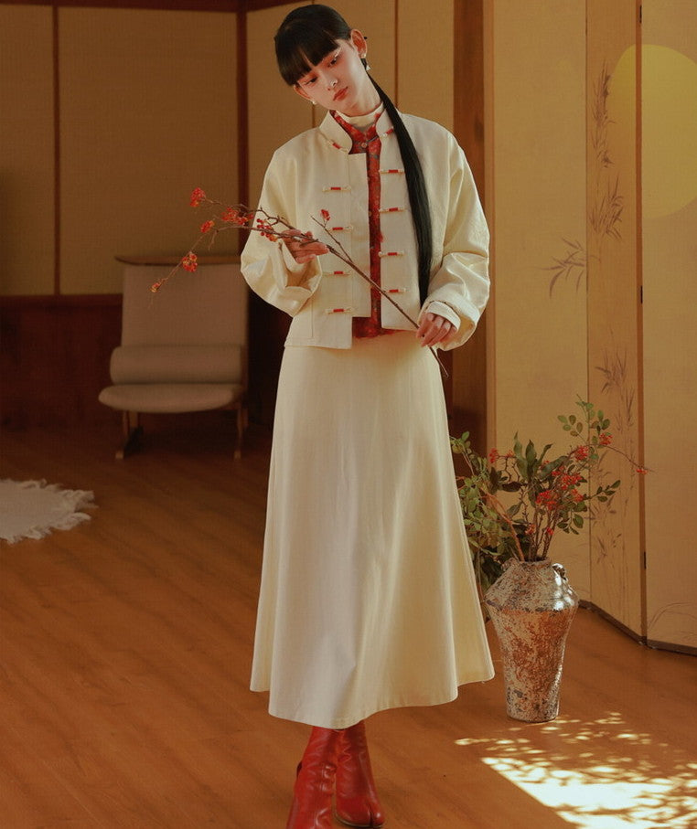 Stickerei MAO-Kriegen China Retro Jacke