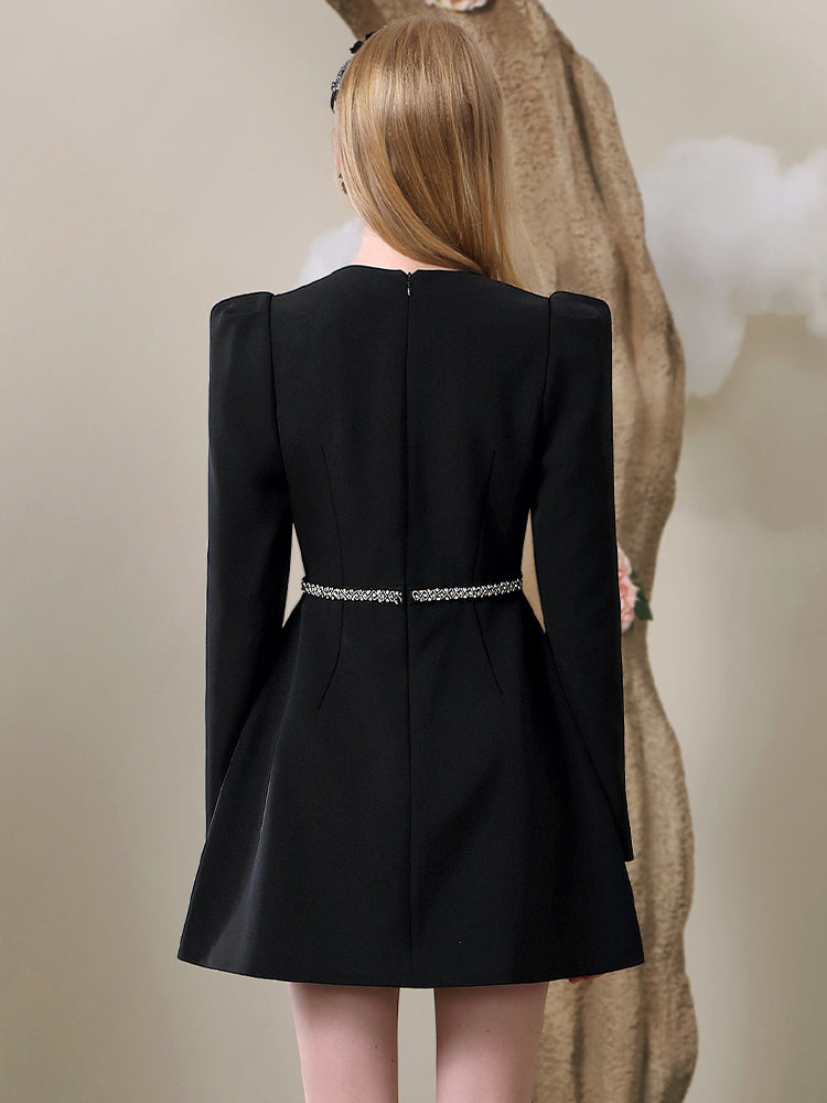 Bijou Elegant edeles kurzes Kleid einteilig