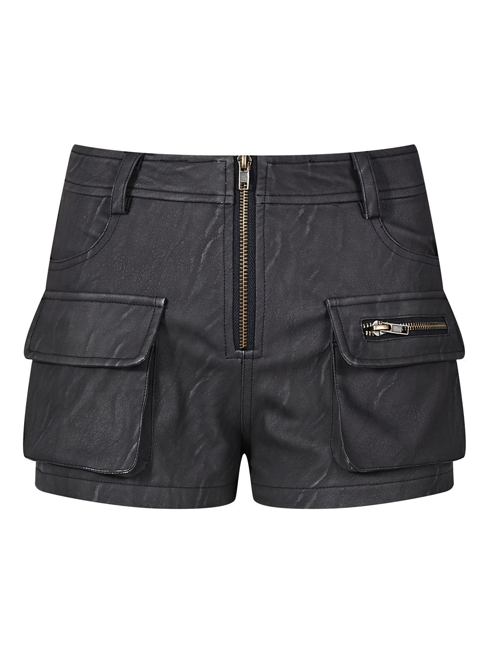 데님 가죽 잘 생긴 VESI & SHORT-PANTS