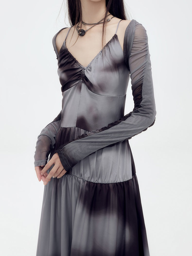 넥타이 염색 계층 니치 장거리