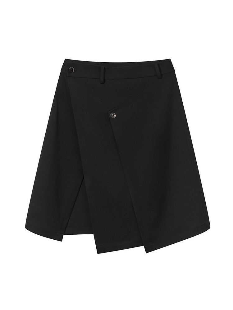 Wrap Layered Casual Skirt