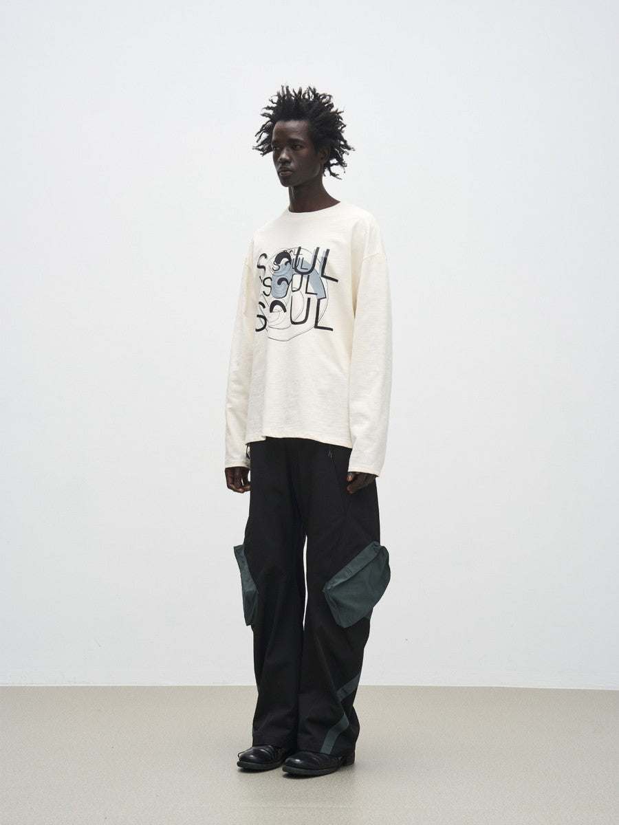 사이드 포켓 캐주얼 바이 컬러 스포츠 PTAN