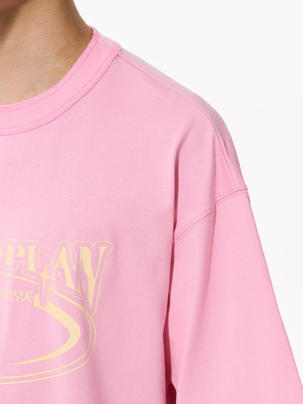 Oversize Casual Simple Print-T-Shirt
