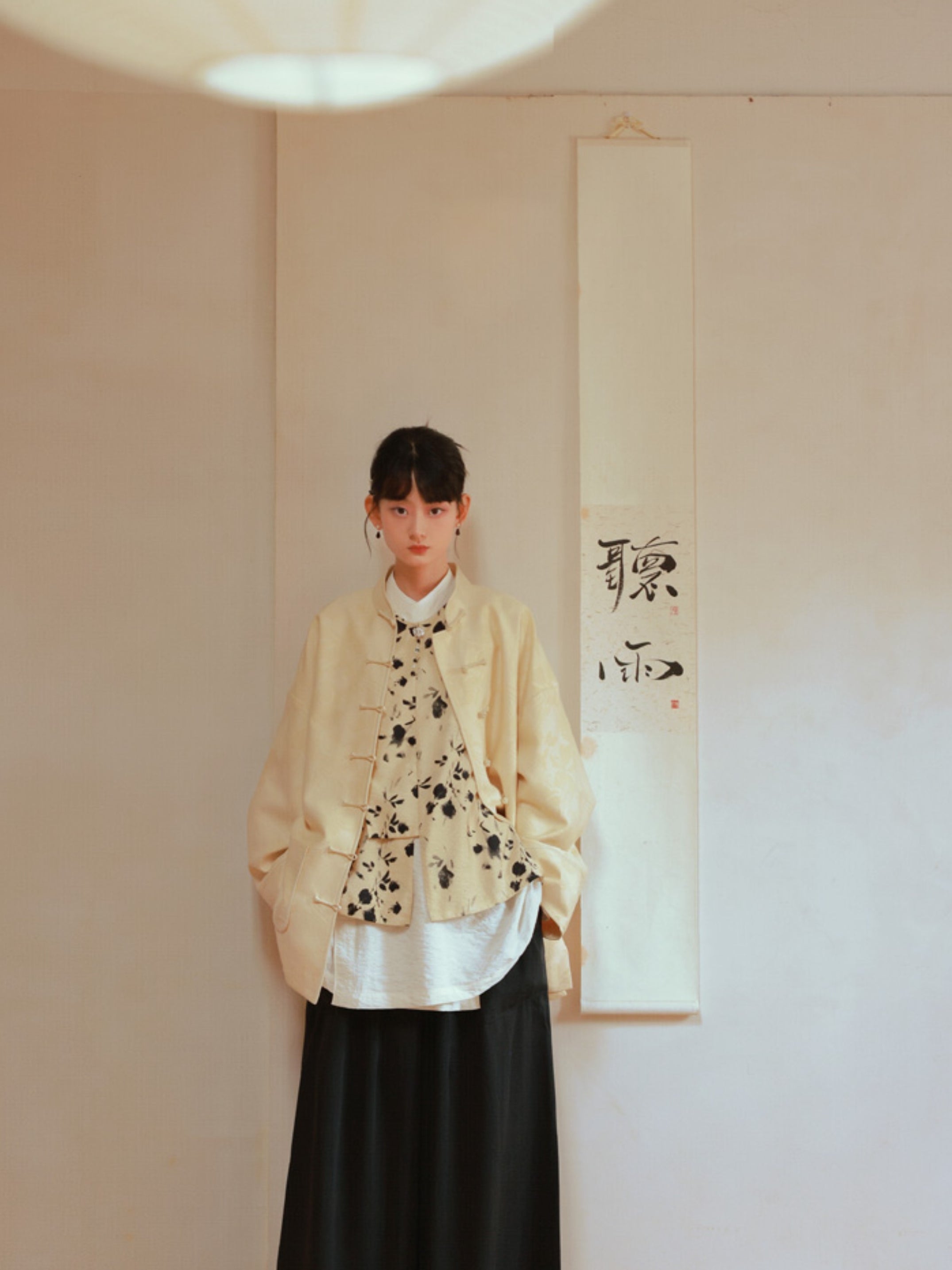 Embroidery China Retro Oversize Jacket