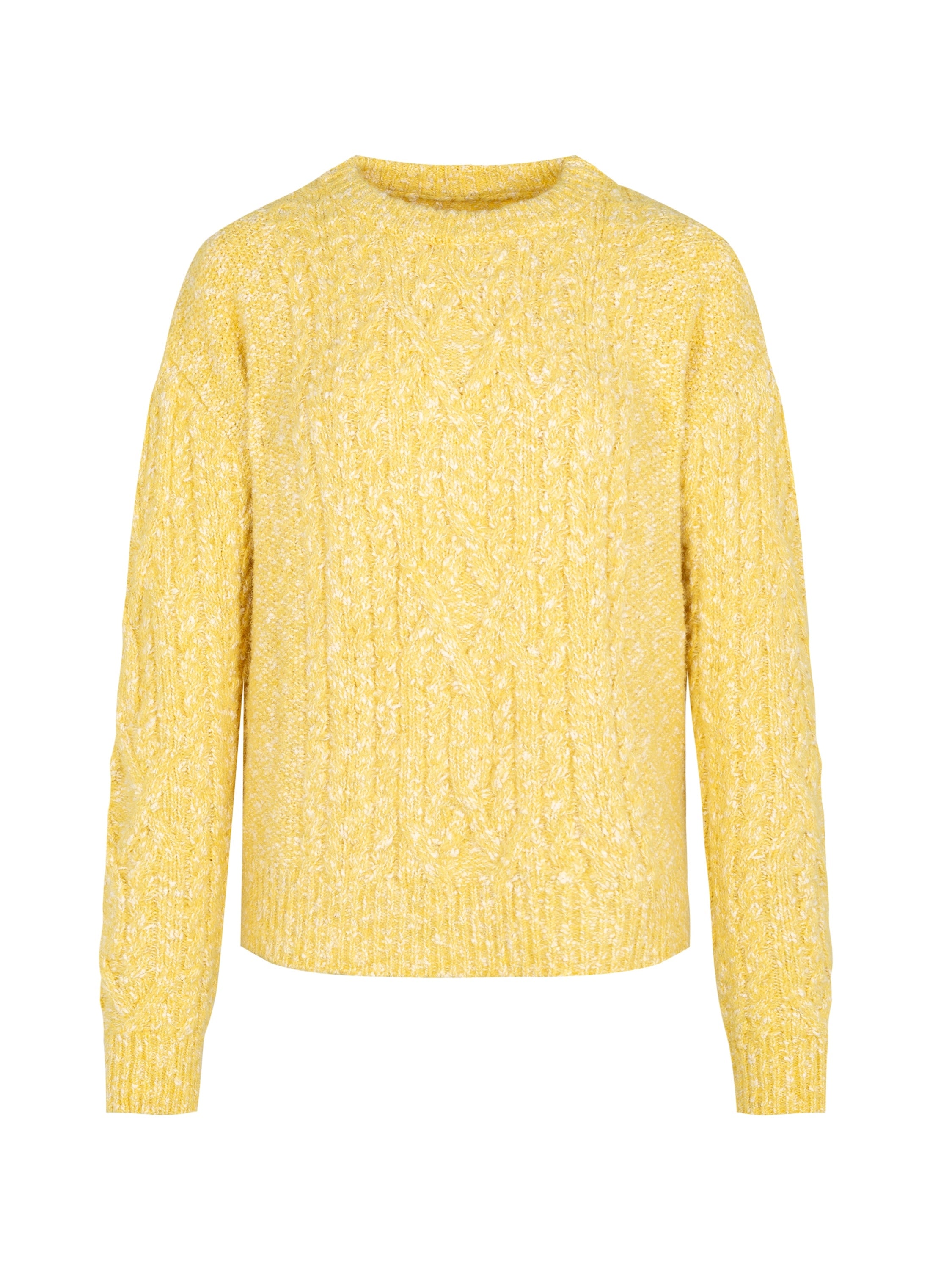 Cwer-Neck Vivid Vintage Simple Chic Cable-Knit