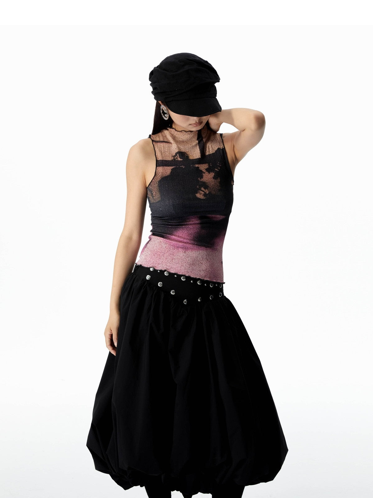 Thin Modern Mellow Sleeveless Cutsew