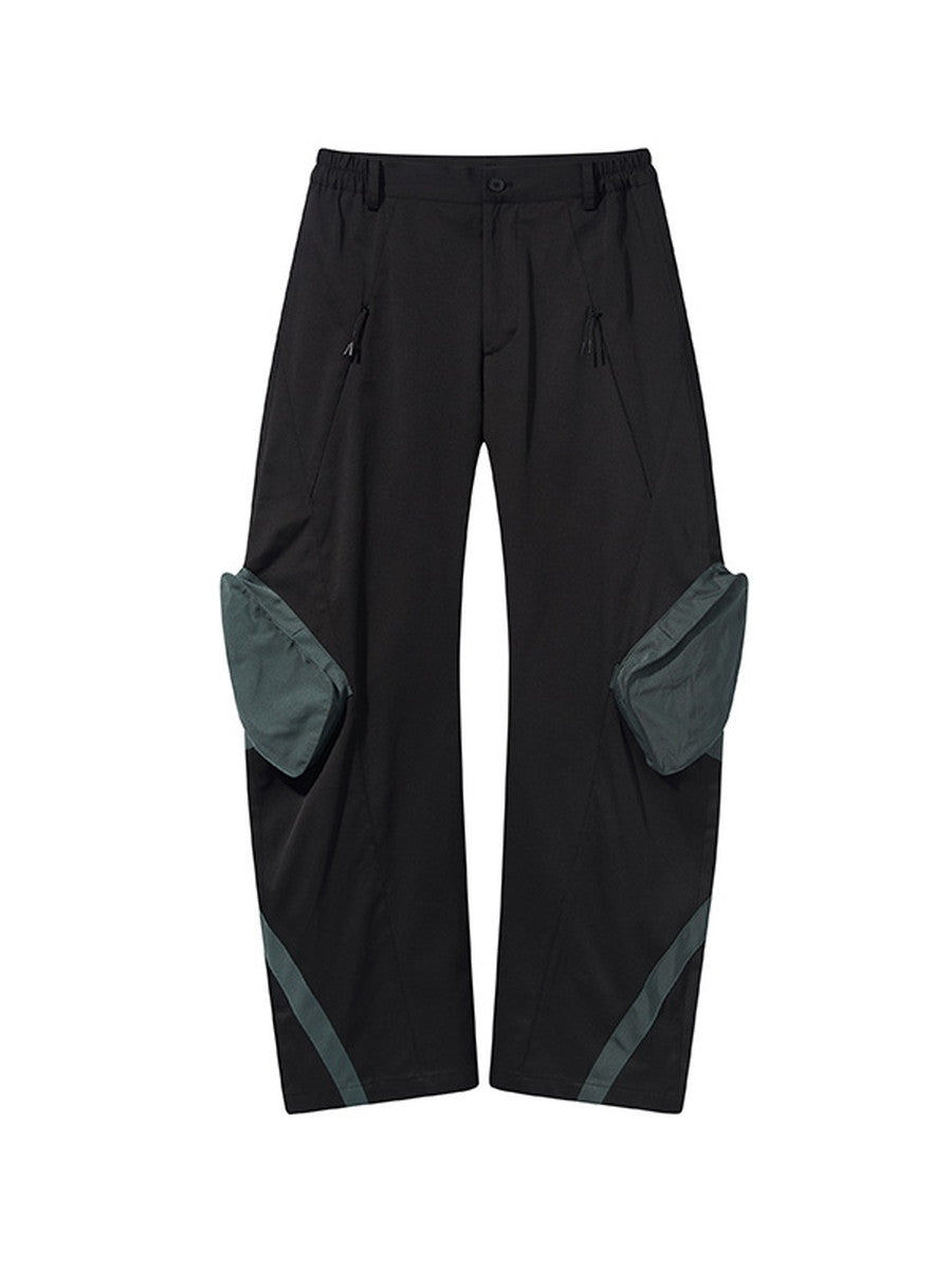 사이드 포켓 캐주얼 바이 컬러 스포츠 PTAN