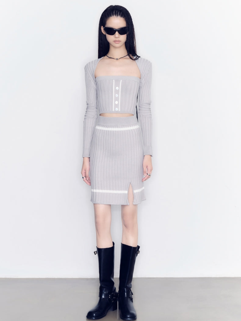 Strickjacke & Bare-Top & Rock Nichi CLOSY Setup