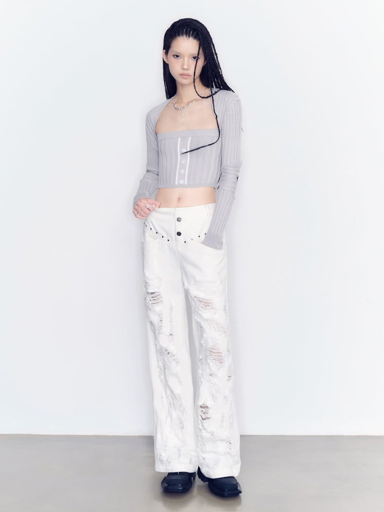 Strickjacke & Bare-Top & Rock Nichi CLOSY Setup