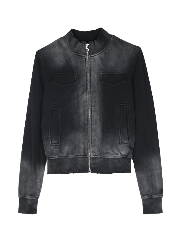 데님 페이디드 빈티지 캐주얼 블루종 & 파카 & 스커트