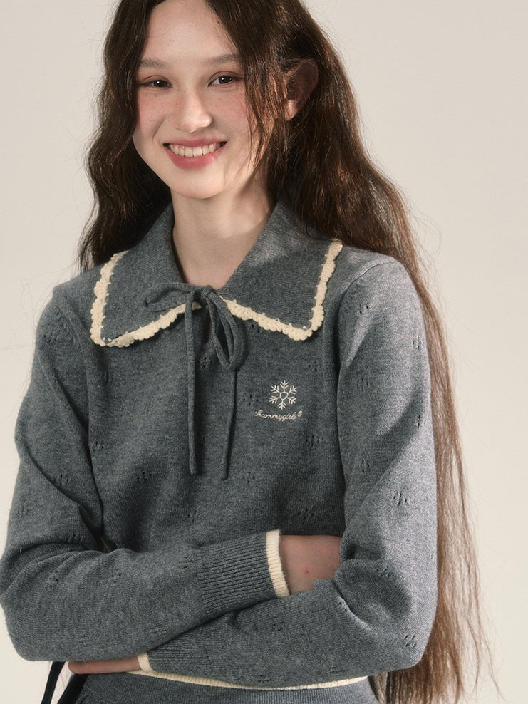 Strick Retro Grily College Tops & Minirocke