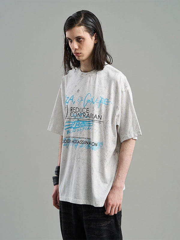 Tie-Dye Retro Casual Oversize T-Shirt